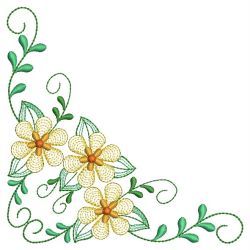 Flower Corners 03(Sm) machine embroidery designs