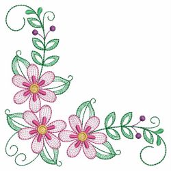 Flower Corners 05(Md) machine embroidery designs