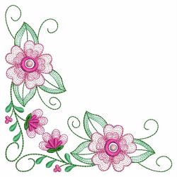 Flower Corners 07(Sm) machine embroidery designs