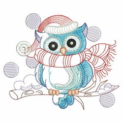 Sketch Owls 03(Md) machine embroidery designs