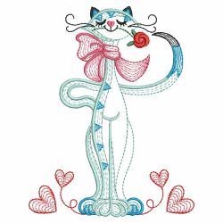 Valentine Cat 04(Sm) machine embroidery designs