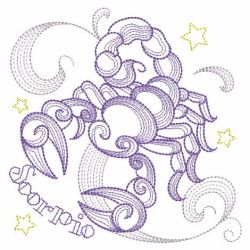 Rippled Zodiac 08(Md) machine embroidery designs