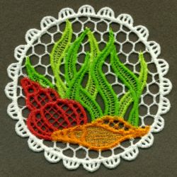 FSL Sea Animals Doily 06 machine embroidery designs