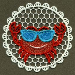 FSL Sea Animals Doily 08 machine embroidery designs