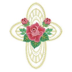 Heirloom Red Roses 04(Md) machine embroidery designs