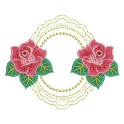 Heirloom Red Roses 08(Md) machine embroidery designs