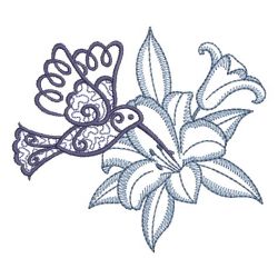 Heirloom Hummingbirds  machine embroidery designs