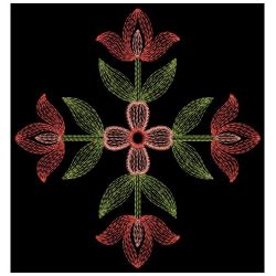 Rippled Flower Quilts 4 01(Lg) machine embroidery designs