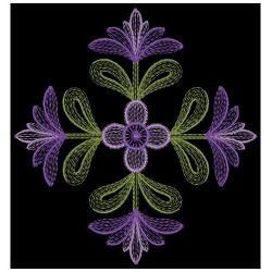 Rippled Flower Quilts 4 05(Lg) machine embroidery designs