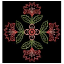 Rippled Flower Quilts 4 06(Lg) machine embroidery designs