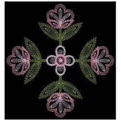 Rippled Flower Quilts 4 09(Lg) machine embroidery designs