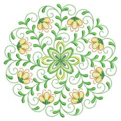 Flower Circle Quilts 02(Md) machine embroidery designs