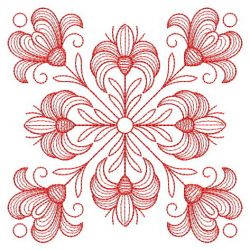 Redwork Baltimore Quilts 07(Lg) machine embroidery designs