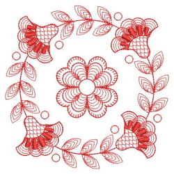 Redwork Baltimore Quilts 04(Lg) machine embroidery designs