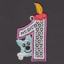 FSL Brithday Number machine embroidery designs