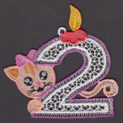 FSL Brithday Number 02 machine embroidery designs