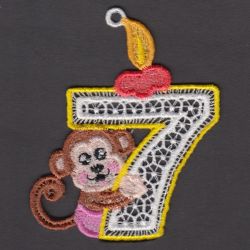 FSL Brithday Number 07 machine embroidery designs