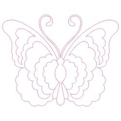 Trapunto Butterflies 01(Md) machine embroidery designs