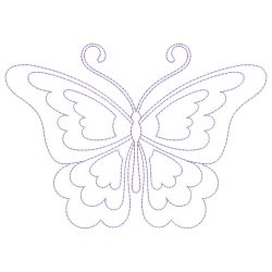 Trapunto Butterflies 05(Lg) machine embroidery designs