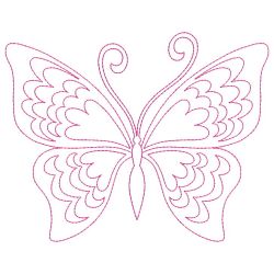 Trapunto Butterflies 06(Lg) machine embroidery designs