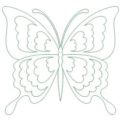 Trapunto Butterflies 12(Md) machine embroidery designs