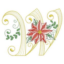 Christmas Poinsettia Alphabet 23(Md)