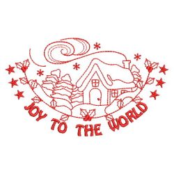 Redwork Joy To The World 07(Md)