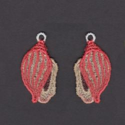 FSL Seashell Earrings 01 machine embroidery designs