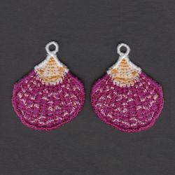 FSL Seashell Earrings 04 machine embroidery designs