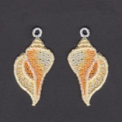 FSL Seashell Earrings 10 machine embroidery designs