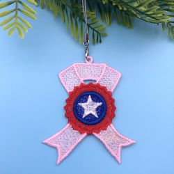 FSL Patriotic Ornaments machine embroidery designs