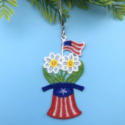 FSL Patriotic Ornaments 04 machine embroidery designs