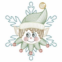 Festive Friends Snowflakes 05(Lg) machine embroidery designs