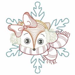 Festive Friends Snowflakes 12(Md) machine embroidery designs