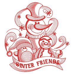 Redwork Merry Christmas 08(Lg) machine embroidery designs