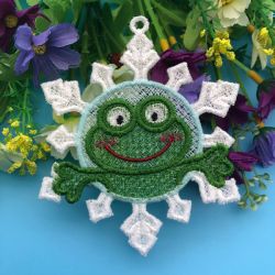 FSL 12 Months of Frogs machine embroidery designs