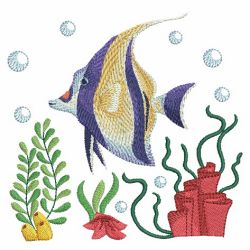 Tropical Fish Scene 07(Sm) machine embroidery designs