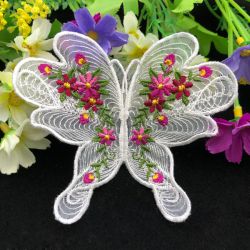 Organza Sweet Butterflies 02 machine embroidery designs