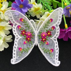 Organza Sweet Butterflies 04 machine embroidery designs