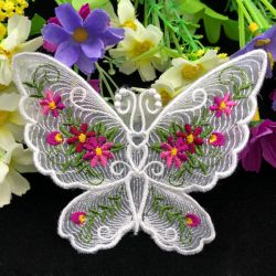 Organza Sweet Butterflies 09 machine embroidery designs