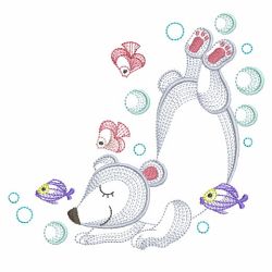 Cute Polar Bear(Lg) machine embroidery designs