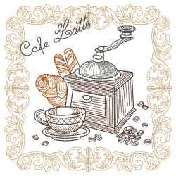 Vintage Cafe Time Blocks 04(Sm) machine embroidery designs