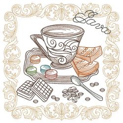 Vintage Cafe Time Blocks 08(Sm) machine embroidery designs