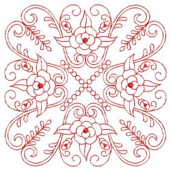 Redwork Rose Quilts 06(Md)