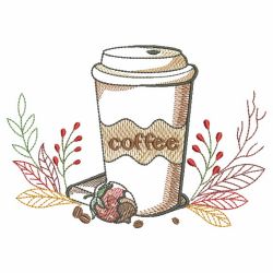 Coffee with Laurels 05(Lg) machine embroidery designs