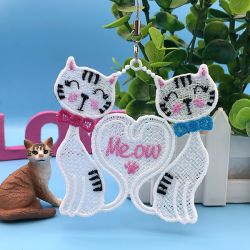 FSL Meow Love Me 04 machine embroidery designs