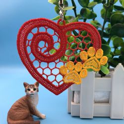 FSL Meow Love Me 07 machine embroidery designs