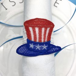 FSL Independence Day Napkin Belts 04 machine embroidery designs