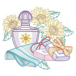 Rippled Blooming Bathroom 04(Sm) machine embroidery designs