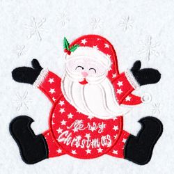 Applique Christmas Friends 07(Lg) machine embroidery designs